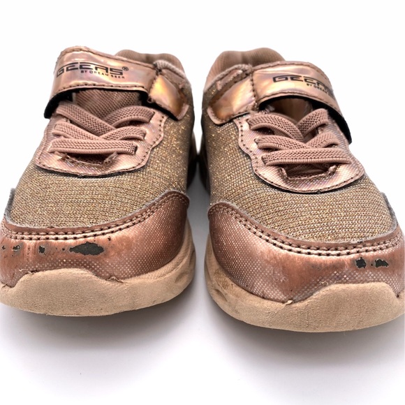 FPC Dream Seek Rose Gold Star Light-Up Sneaker, 8 - Picture 7 of 15